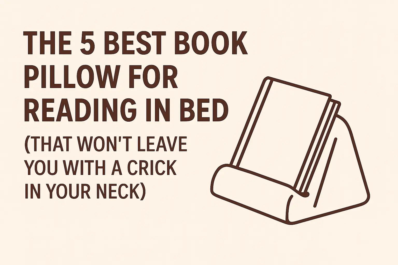 Best Book Pillow for Reading in Bed