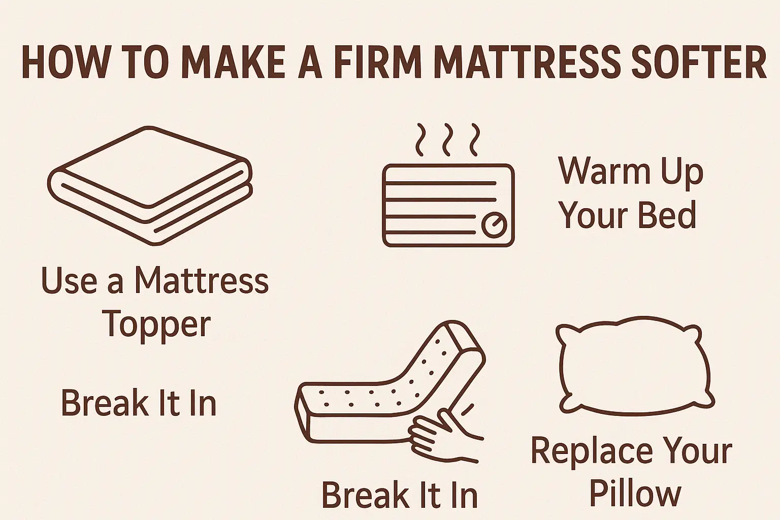 How to Make a Firm Mattress Softer