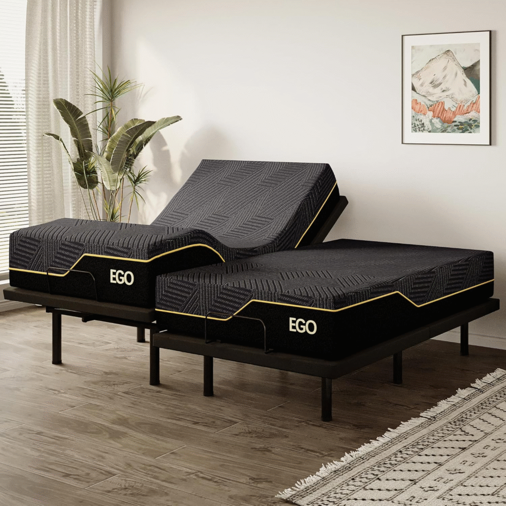 EGOHOME Split-King Zeo Gravity Adjustable Bed
