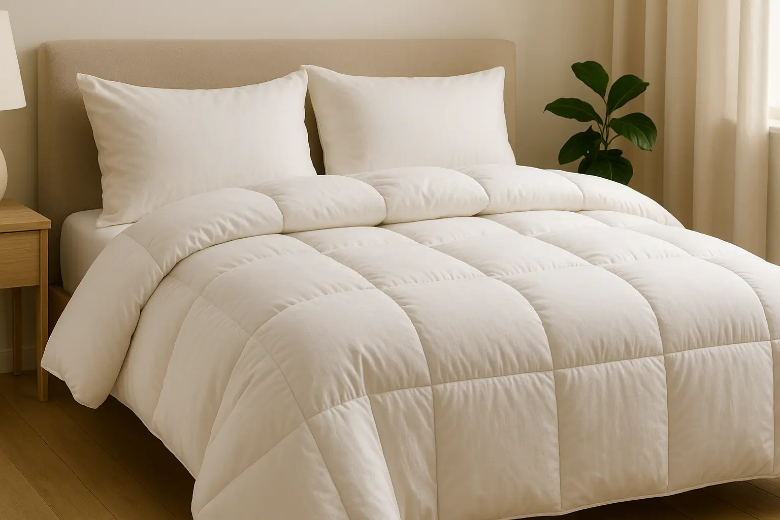 100% cotton comforter