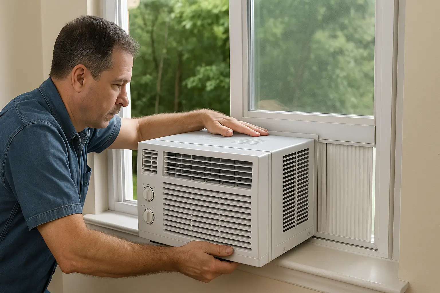 How to Install a Sliding Window Air Conditioner