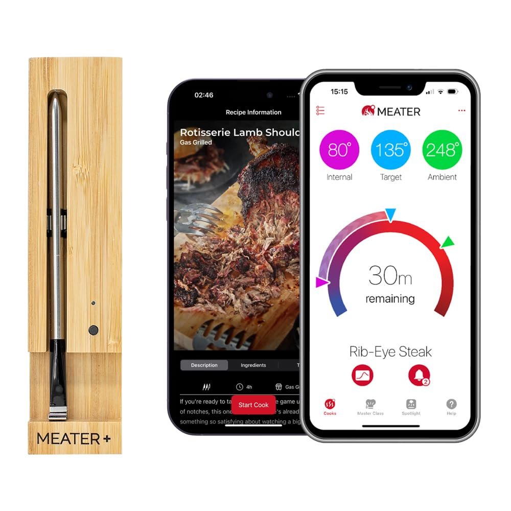 MEATER Plus Smart Bluetooth Wireless Meat Thermometer