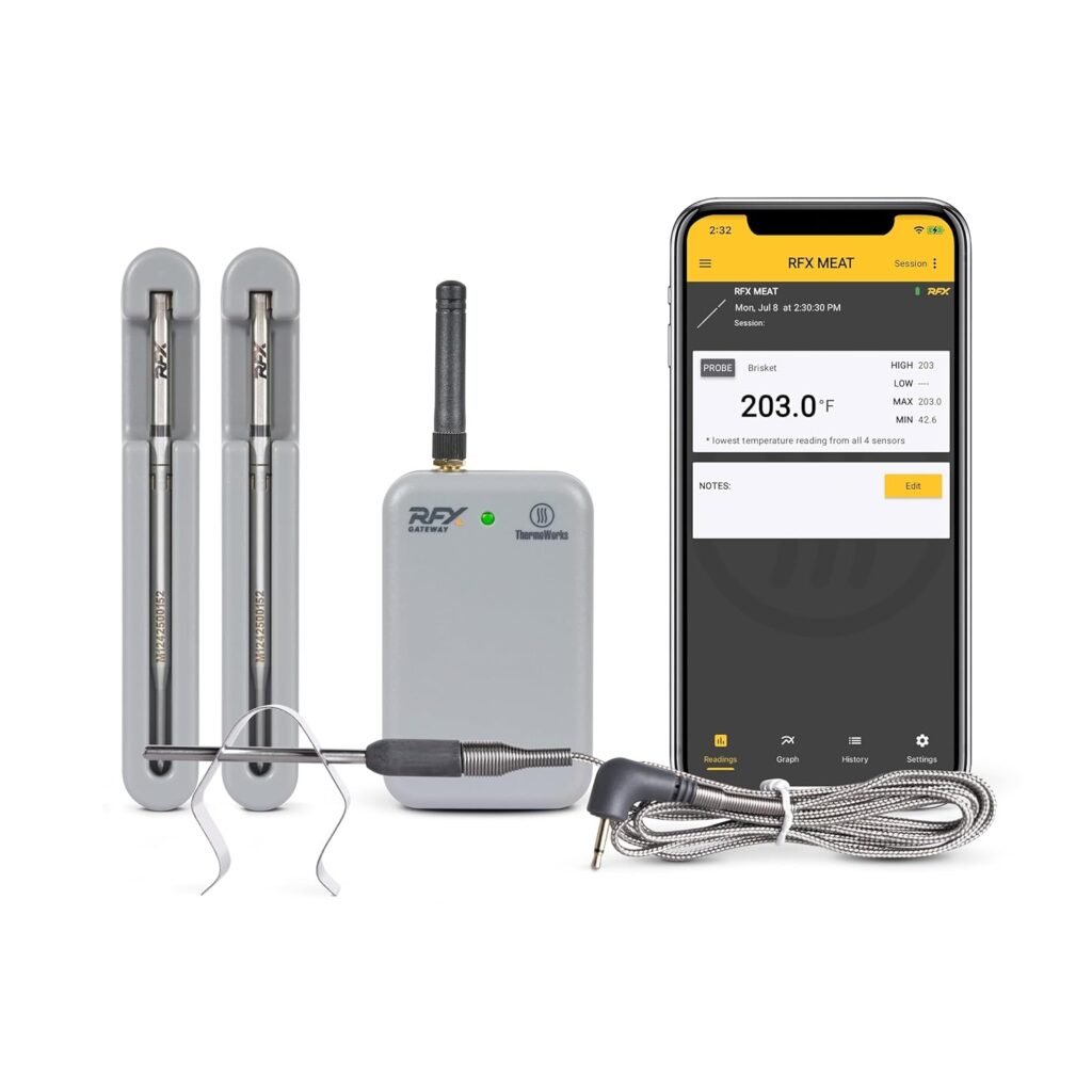 RFX Smart Wireless Meat Thermometer