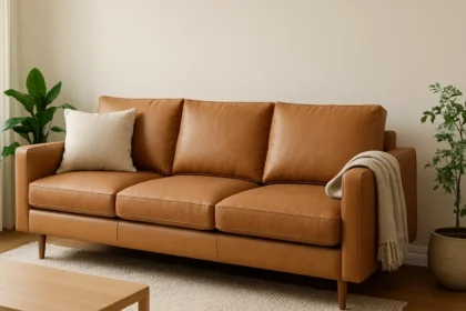 Vegan Leather Sofa