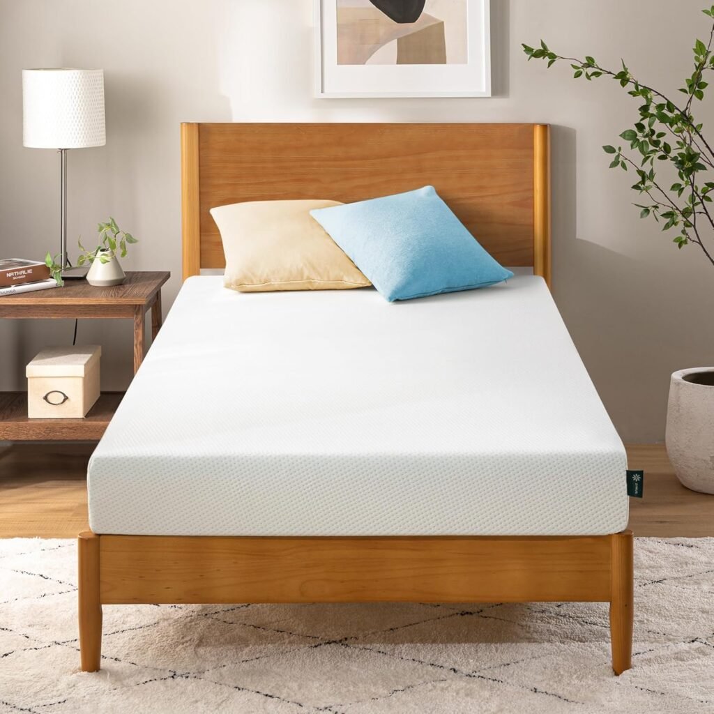 ZINUS 5 Inch Twin Green Tea Memory Foam Mattress