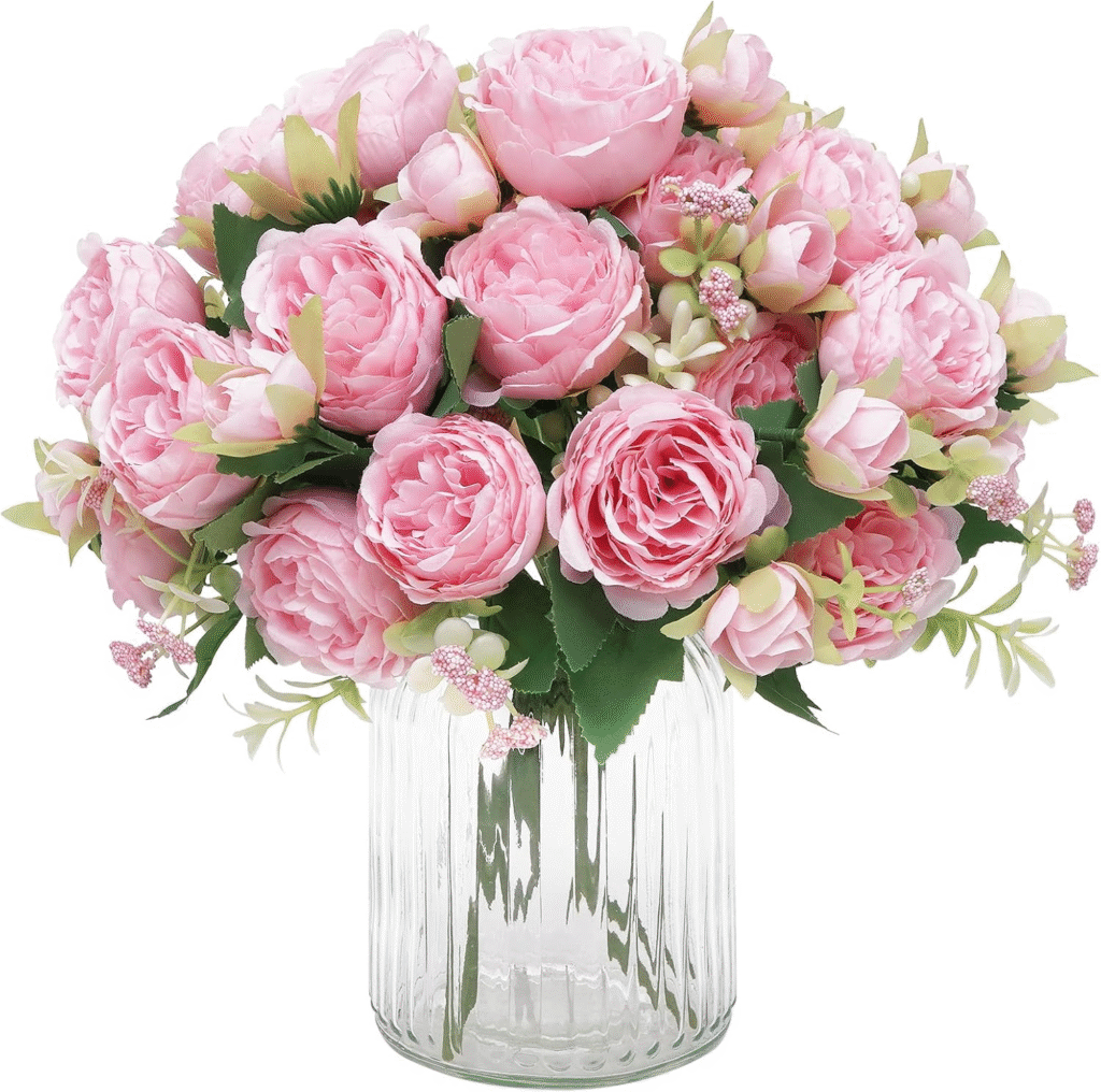 MARTINE MALL Artificial Peonies Bouquet