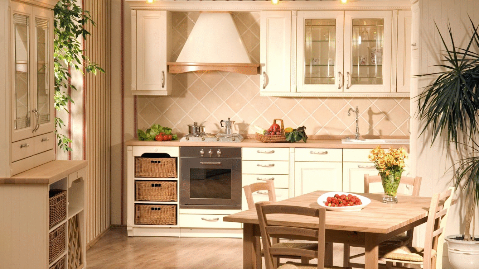 How to organize small kitchen