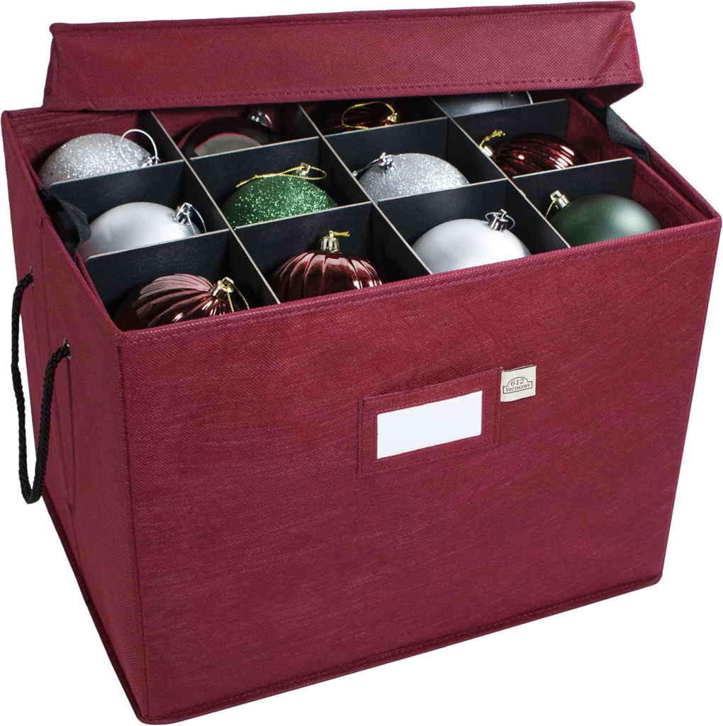 612 Vermont Christmas Ornament Storage Box 