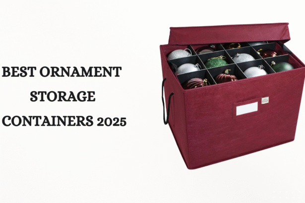 Best Ornament Storage Containers