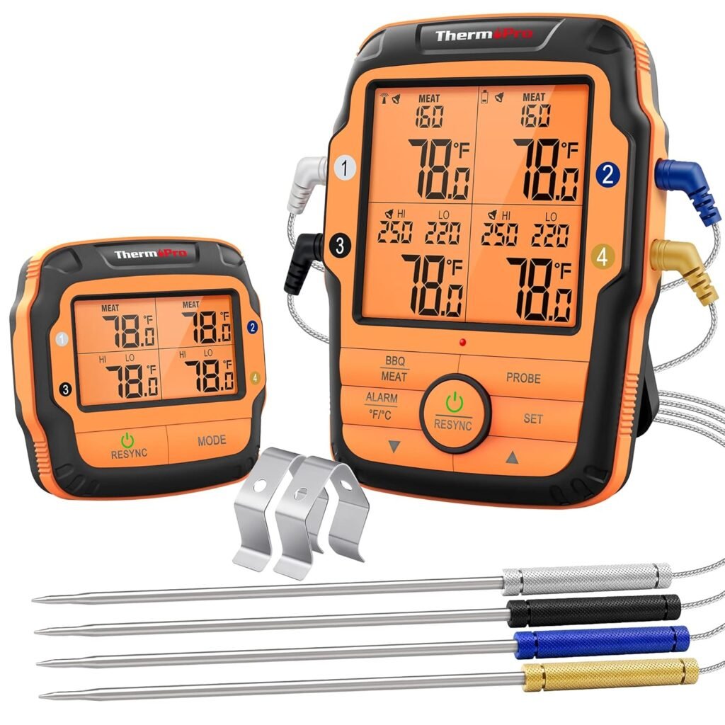 ThermoPro TP27 500FT Long Range Wireless Meat Thermometer