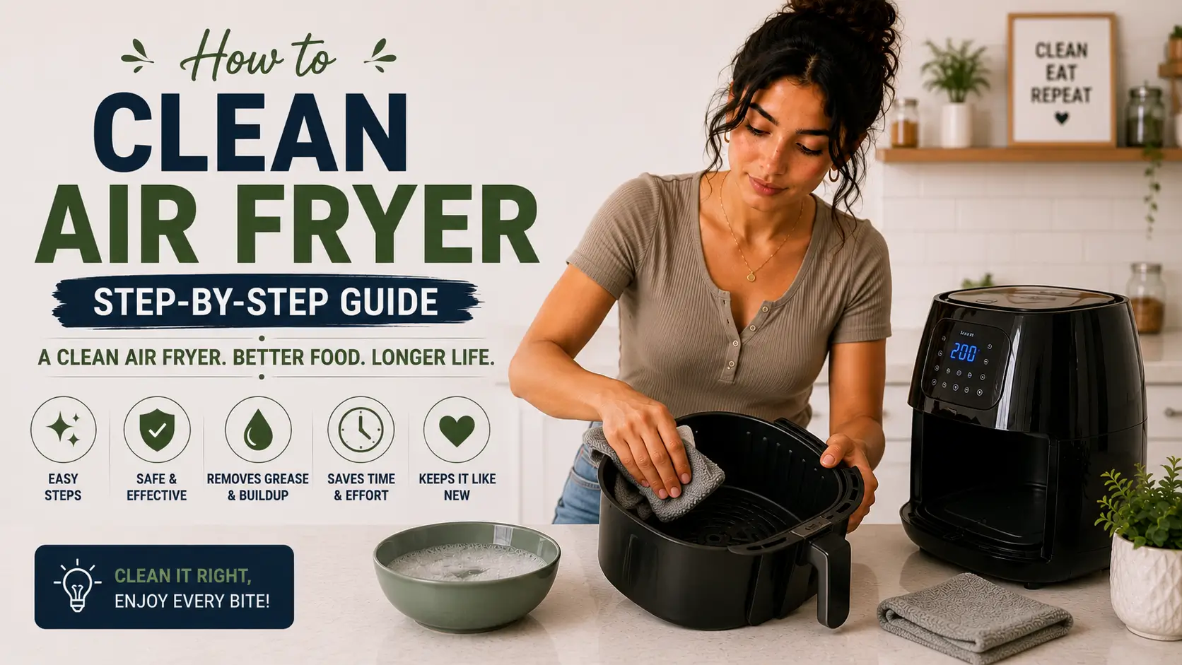 How to Clean Your Air Fryer in 10 Minutes (Step by Step)