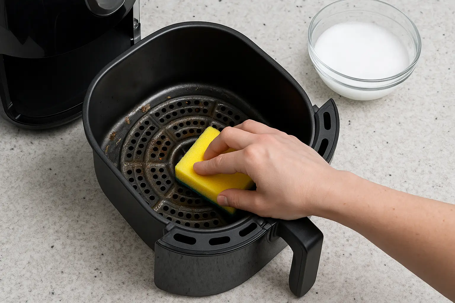 how to clean air fryer